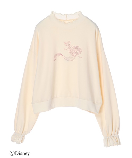 Maison de FLEUR（メゾンドフルール）の「Ariel/スウェットプルオーバー（パーカー・レディース・オフホワイト・FREE）」の2枚目の写真