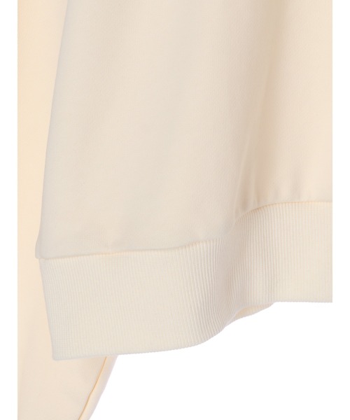 Maison de FLEUR（メゾンドフルール）の「Ariel/スウェットプルオーバー（パーカー・レディース・オフホワイト・FREE）」の6枚目の写真