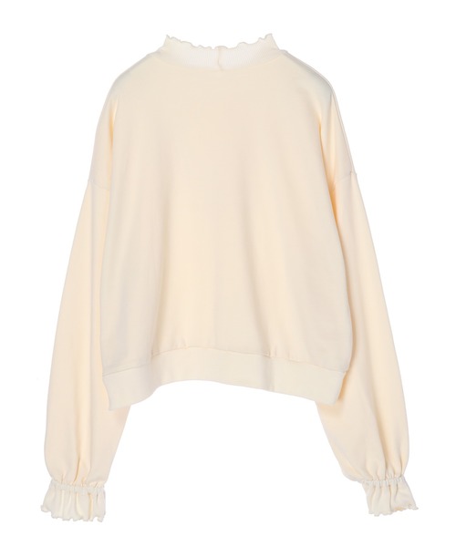 Maison de FLEUR（メゾンドフルール）の「Ariel/スウェットプルオーバー（パーカー・レディース・オフホワイト・FREE）」の8枚目の写真