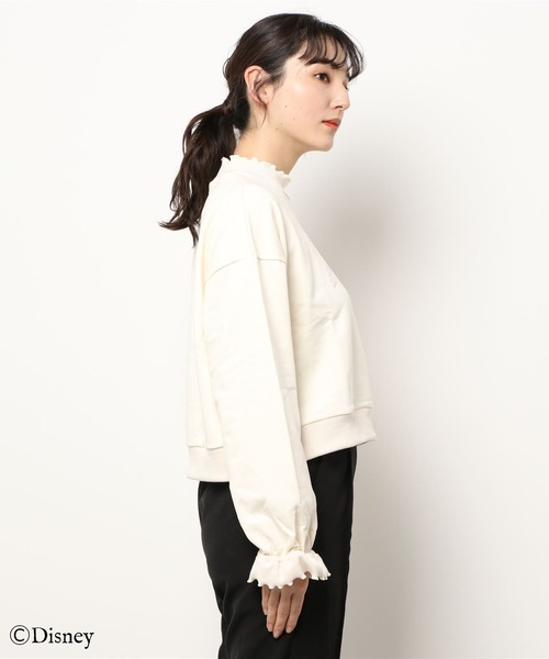 Maison de FLEUR（メゾンドフルール）の「Ariel/スウェットプルオーバー（パーカー・レディース・オフホワイト・FREE）」の10枚目の写真