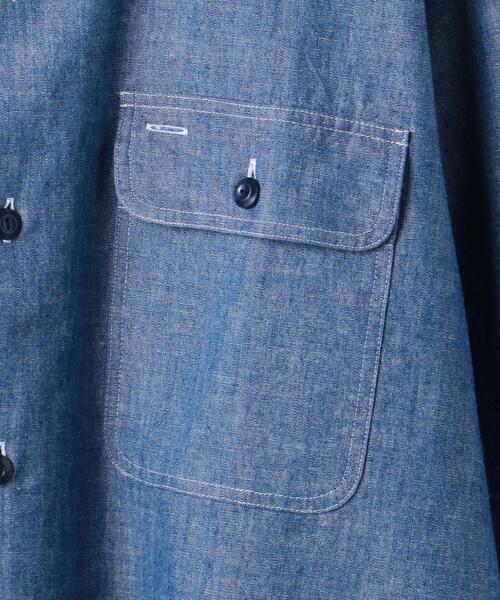 MADISON BLUE（マディソンブルー）の「＜MADISON BLUE（マディソンブルー）＞HAMPTON  CHAMBRAY シャツ ■■■（シャツ/ブラウス・レディース・ネイビー・01/02）」の12枚目の写真