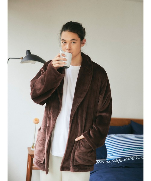 コンフィローブ ショート ガウン バスローブ Club Priv Priv Spoons Club プライベートスプーンズクラブ のファッション