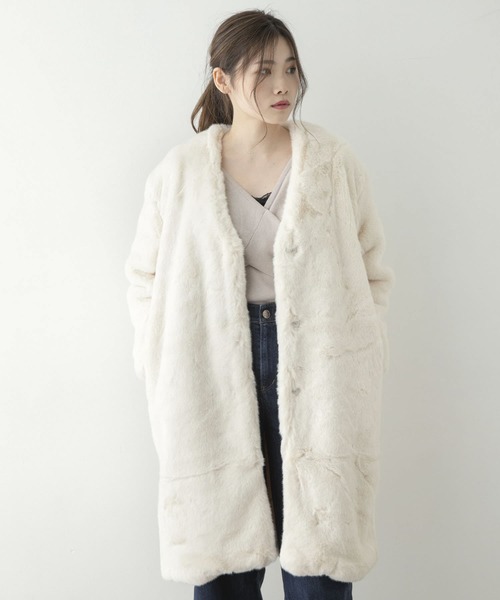 セール ブランド古着 ノーカラーコート ノーカラーコート Urban Research アーバンリサーチ のファッション通販 Zozoused