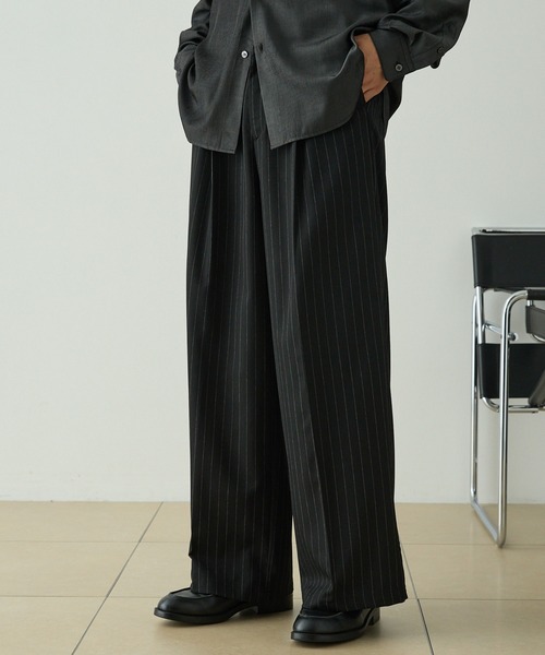 セール】TRストレッチスーツ地 ストレート 1タック センタープレス