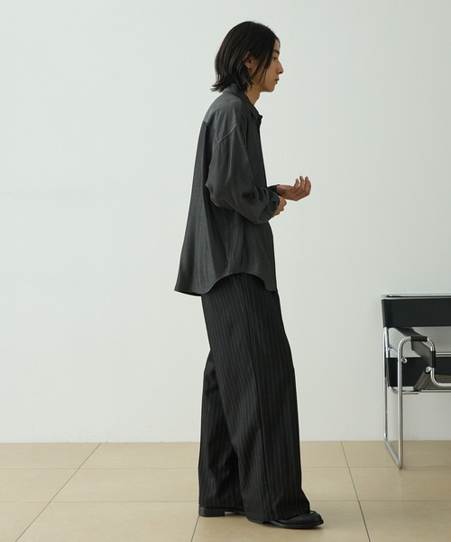 【ゆいな】strong basic trousers 44 スラックス STRONG BASIC TROUSERS