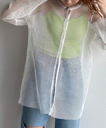 w closet | メッシュクルーネックカーデ(その他トップス)