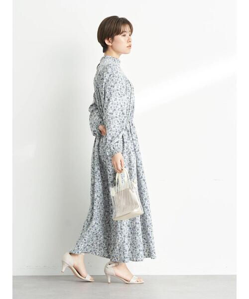 earth music&ecology(アースミュージックアンドエコロジー)の「カモフラージュフラワープリントワンピース*(ワンピース・レディース・ピンク/ブルー/ベージュ・FREE)」の15枚目の写真