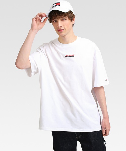 tommy jeans（トミー ジーンズ）の「ロゴバッジTシャツ（Tシャツ/カットソー・メンズ・ホワイト/ネイビー/グレー/レッド・SMALL/MEDIUM/LARGE/X-LARGE/XX-LARGE）」の16枚目の写真
