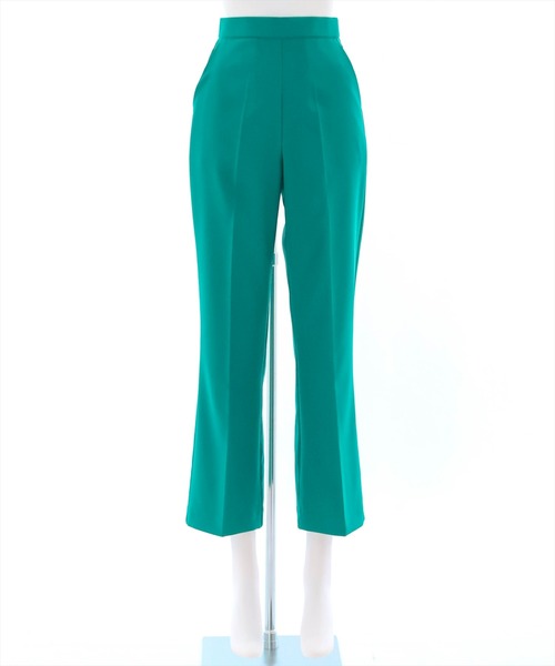 clear（クリア）の「×ストレッチカラーセミフレアパンツ（スラックス・レディース・ブラック/ピンク/オレンジ/アイボリー/グレー系その他/グリーン系その他4/オリーブ/テラコッタ/グリーン/サーモンピンク・S/M）」の7枚目の写真