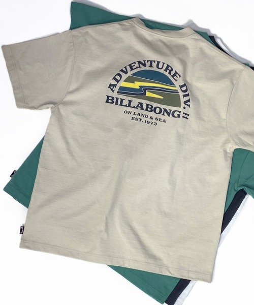 BILLABONG(ビラボン)の「【Web限定】ムラサスポーツ別注 BILLABONG/ビラボン アウトドアデザイン ルーズシルエット バックプリントTシャツ BC011-276(Tシャツ/カットソー・メンズ・ホワイト/ブラック/ベージュ/グリーン・M/L/XL)」の4枚目の写真