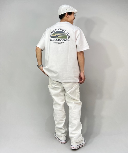 BILLABONG(ビラボン)の「【Web限定】ムラサスポーツ別注 BILLABONG/ビラボン アウトドアデザイン ルーズシルエット バックプリントTシャツ BC011-276(Tシャツ/カットソー・メンズ・ホワイト/ブラック/ベージュ/グリーン・M/L/XL)」の15枚目の写真