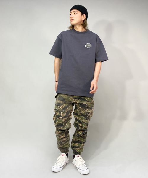 BILLABONG(ビラボン)の「【Web限定】ムラサスポーツ別注 BILLABONG/ビラボン アウトドアデザイン ルーズシルエット バックプリントTシャツ BC011-276(Tシャツ/カットソー・メンズ・ホワイト/ブラック/ベージュ/グリーン・M/L/XL)」の11枚目の写真