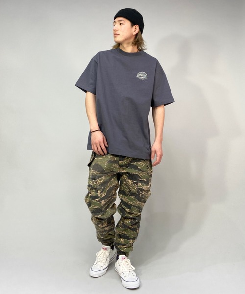 BILLABONG(ビラボン)の「【Web限定】ムラサスポーツ別注 BILLABONG/ビラボン アウトドアデザイン ルーズシルエット バックプリントTシャツ BC011-276(Tシャツ/カットソー・メンズ・ホワイト/ブラック/ベージュ/グリーン・M/L/XL)」の16枚目の写真