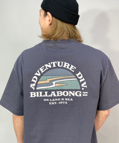BILLABONG(ビラボン)の「【Web限定】ムラサスポーツ別注 BILLABONG/ビラボン アウトドアデザイン ルーズシルエット バックプリントTシャツ BC011-276(Tシャツ/カットソー・メンズ・ホワイト/ブラック/ベージュ/グリーン・M/L/XL)」の6枚目の写真