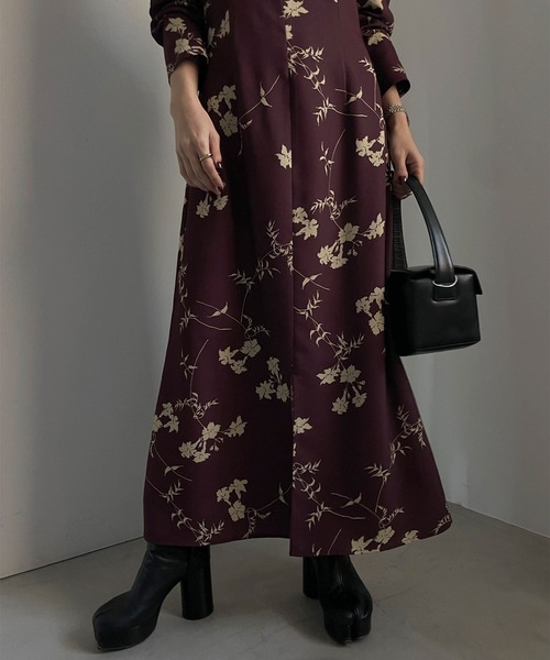 Ameri（アメリ）の「2WAY KEILY FLOWER PRINT DRESS（ワンピース
