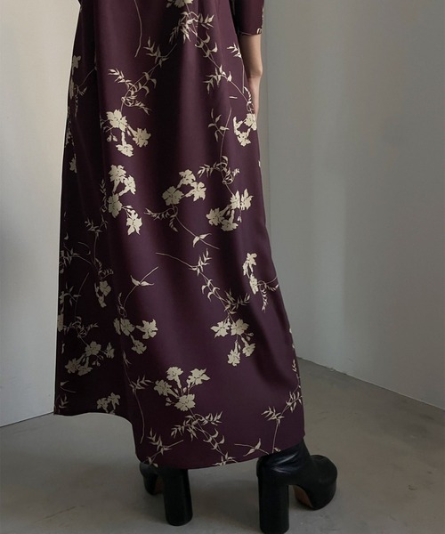 Ameri（アメリ）の「2WAY KEILY FLOWER PRINT DRESS（ワンピース