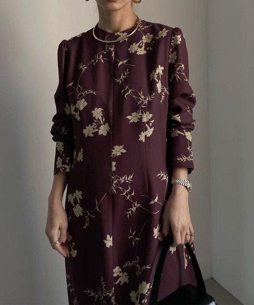 Ameri（アメリ）の「2WAY KEILY FLOWER PRINT DRESS（ワンピース
