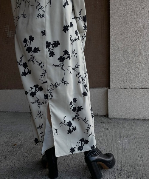Ameri（アメリ）の「2WAY KEILY FLOWER PRINT DRESS（ワンピース