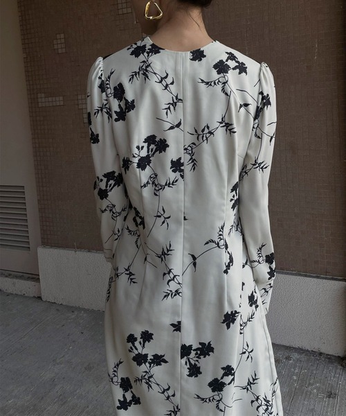 Ameri（アメリ）の「2WAY KEILY FLOWER PRINT DRESS（ワンピース