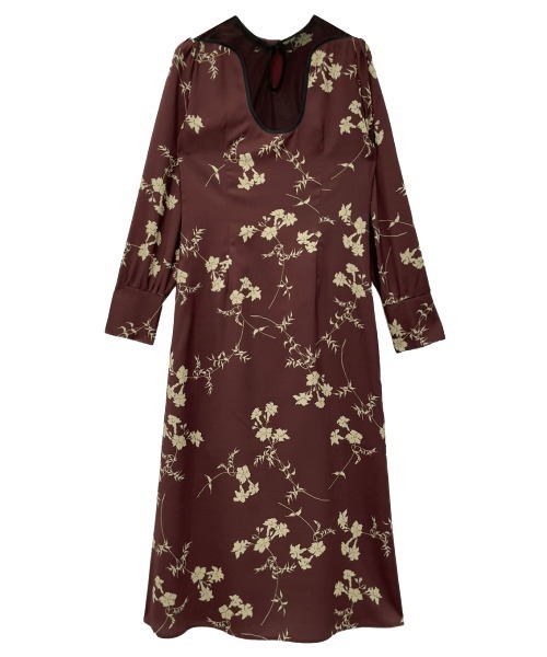 Ameri（アメリ）の「2WAY KEILY FLOWER PRINT DRESS（ワンピース