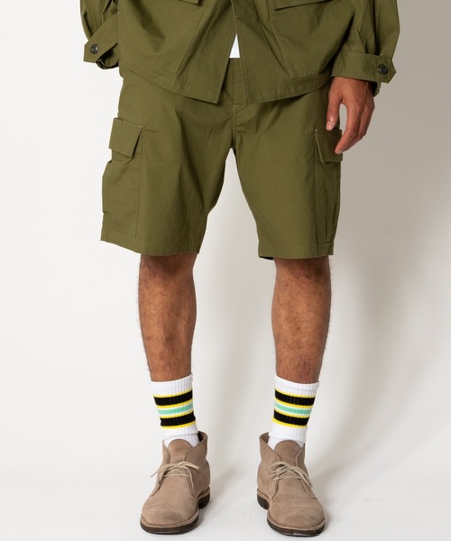 BEDWIN & THE HEARTBREAKERS（ベドウィン アンド ザ ハートブレイカーズ）の「RIP-STOP BDU SHORTS "DWIGHT"（その他パンツ・メンズ・ブラック/ブラウン/オリーブ・MEDIUM/LARGE/X-LARGE）」の3枚目の写真