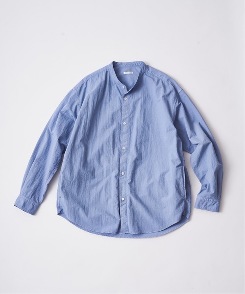 EDIFICE(エディフィス)の「ガーメントダイ バンドカラーシャツ(シャツ/ブラウス・メンズ・イエロー系その他/ピンク/ブルー系その他/グレー系その他・MEDIUM/LARGE)」の3枚目の写真