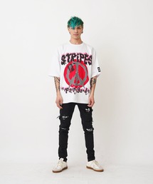 OVER THE STRiPES x PROPA9ANDA PEACE EYE BIG TEE ピースアイビックTシャツ