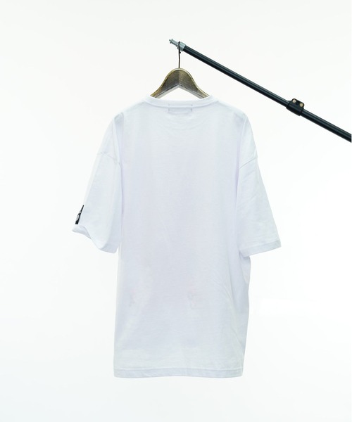 OVER THE STRIPES（オーバーザストライプス）の「OVER THE STRiPES x PROPA9ANDA PEACE EYE BIG TEE ピースアイビックTシャツ（Tシャツ/カットソー・メンズ・ホワイト/ブラック・FREE）」の7枚目の写真