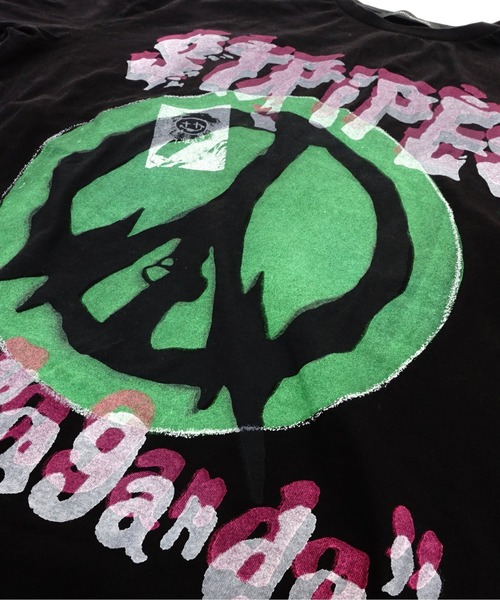 OVER THE STRIPES（オーバーザストライプス）の「OVER THE STRiPES x PROPA9ANDA PEACE EYE BIG TEE ピースアイビックTシャツ（Tシャツ/カットソー・メンズ・ホワイト/ブラック・FREE）」の12枚目の写真