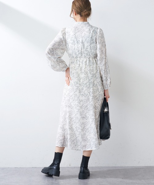 OLIVE des OLIVE（オリーブデオリーブ）の「【WEB限定】ピンタックマーメイドワンピース（ワンピース・レディース・オフホワイト/ブラック/ラベンダー・FREE）」の6枚目の写真