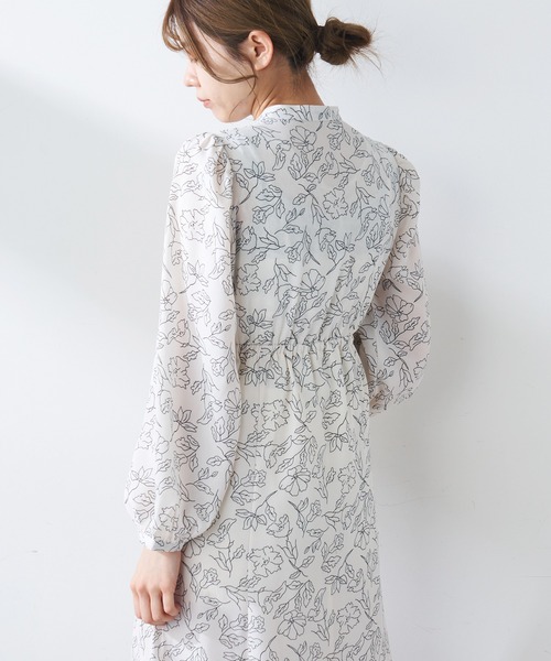 OLIVE des OLIVE（オリーブデオリーブ）の「【WEB限定】ピンタックマーメイドワンピース（ワンピース・レディース・オフホワイト/ブラック/ラベンダー・FREE）」の9枚目の写真