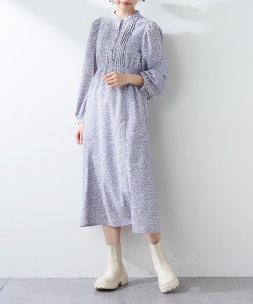 OLIVE des OLIVE（オリーブデオリーブ）の「【WEB限定】ピンタックマーメイドワンピース（ワンピース・レディース・オフホワイト/ブラック/ラベンダー・FREE）」の10枚目の写真