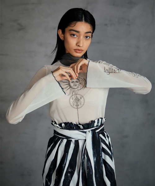 THINGS THAT MATTER Yin & Yang PRINT TATTOO TOPS
