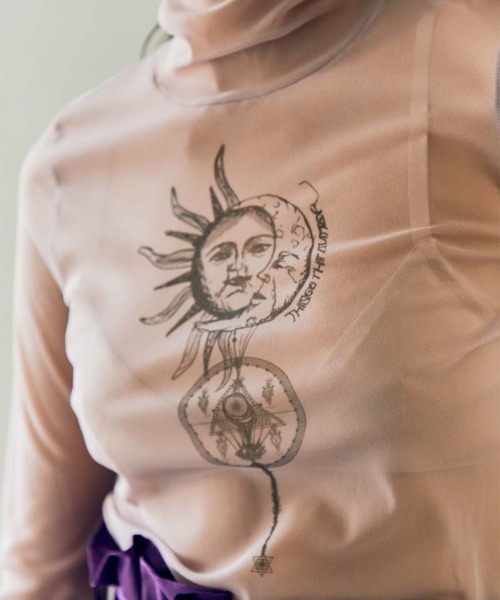 THINGS THAT MATTER Yin & Yang PRINT TATTOO TOPS