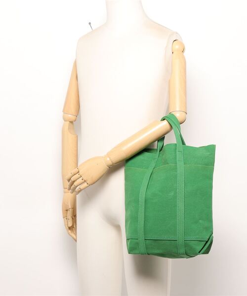 amiacalva（アミアカルヴァ）の「AMIACALVA | キャンバストートバッグ（トートバッグ・レディース・ピンク/グリーン・ONE SIZE）」の4枚目の写真