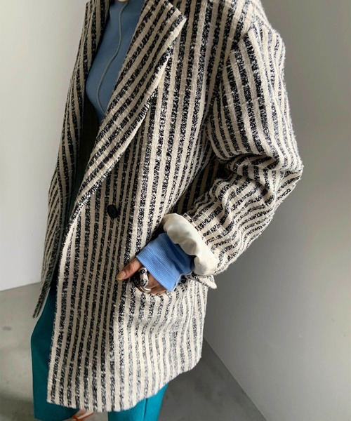 Ameri(アメリ)の「GIOLICA STRIPE TWEED JACKET(その他アウター・レディース・マルチ・FREE)」の12枚目の写真