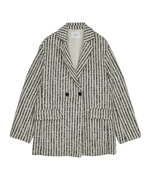 Ameri(アメリ)の「GIOLICA STRIPE TWEED JACKET(その他アウター・レディース・マルチ・FREE)」の13枚目の写真
