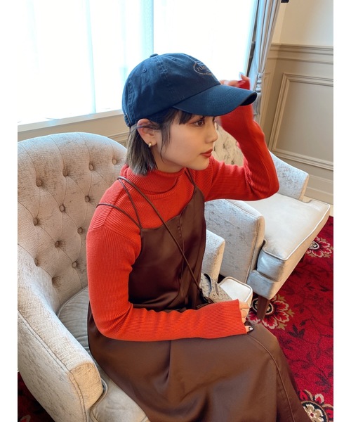 JUMELLE(ジュメロ)の「PBTリブニット(ニット/セーター・レディース・アイボリー/オレンジ・FREE)」の11枚目の写真
