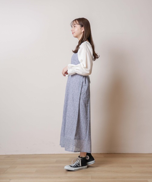 flower（フラワー）の「シンプルフレアブラウス（シャツ/ブラウス・レディース・ホワイト/ベージュ・FREE）」の10枚目の写真