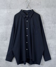 ポリストレッチ ドロップショルダーLSシャツ
