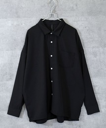 ポリストレッチ ドロップショルダーLSシャツ