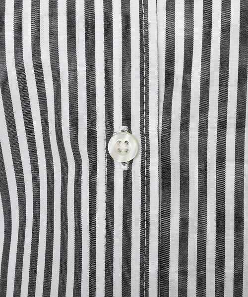 Cutie Blonde(キューティーブロンド)の「◆カラーストライプBIGシャツ(シャツ/ブラウス・レディース・グリーン系その他4/ブラック系2/ネイビー系7/ブルー系2・00)」の13枚目の写真