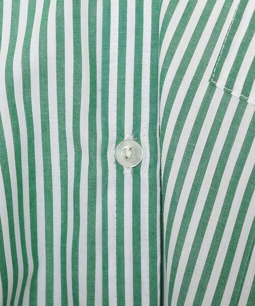 Cutie Blonde(キューティーブロンド)の「◆カラーストライプBIGシャツ(シャツ/ブラウス・レディース・グリーン系その他4/ブラック系2/ネイビー系7/ブルー系2・00)」の19枚目の写真