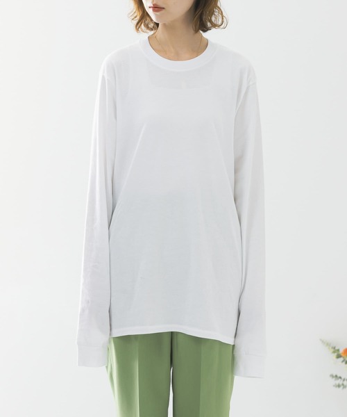 URBAN RESEARCH ROSSO WOMEN（アーバンリサーチ　ロッソ）の「BACK PHOTO LONG-SLEEVE T-SHIRTS（Tシャツ/カットソー・レディース・ホワイト・MEDIUM）」の6枚目の写真