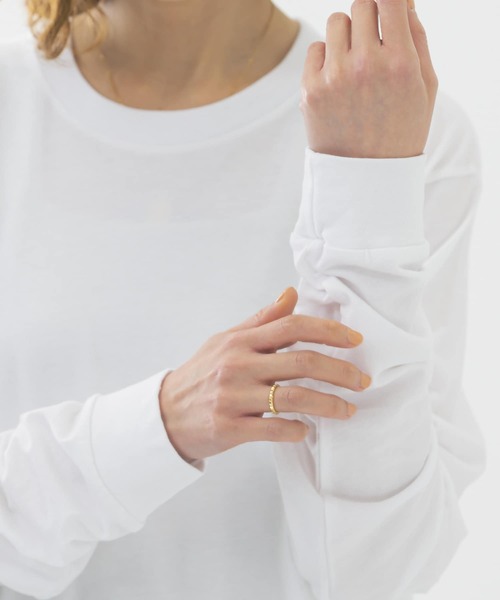 URBAN RESEARCH ROSSO WOMEN（アーバンリサーチ　ロッソ）の「BACK PHOTO LONG-SLEEVE T-SHIRTS（Tシャツ/カットソー・レディース・ホワイト・MEDIUM）」の11枚目の写真