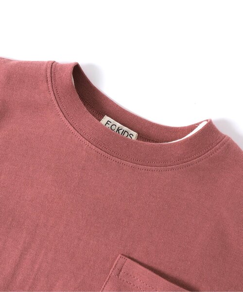 F.O.KIDS（エフオーキッズ）の「バックロゴ2PセットTシャツ（Tシャツ/タンクトップ）（Tシャツ/カットソー・キッズ・ピンク/チャコール/ブラウン・130/140/95/120/100/80/90/110）」の14枚目の写真