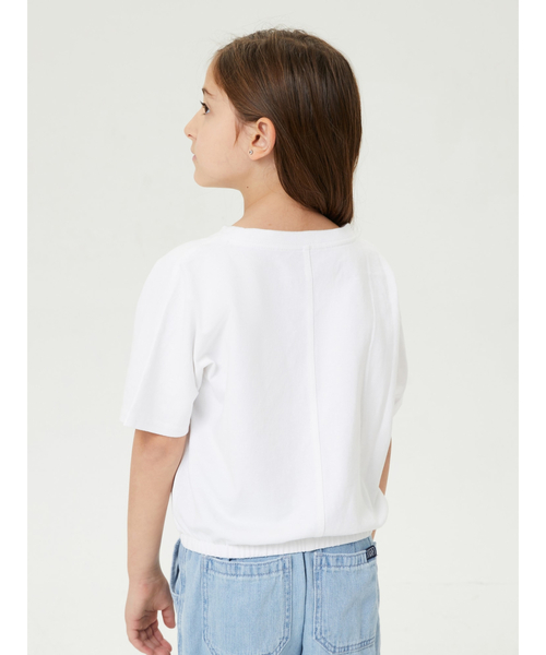GAP(ギャップ)の「ウォッシュド ロー ジャージー 半袖Tシャツ (キッズ)(Tシャツ/カットソー・キッズ・その他/ホワイト/ブルー・M/S/L/XL/XS/XXL)」の5枚目の写真