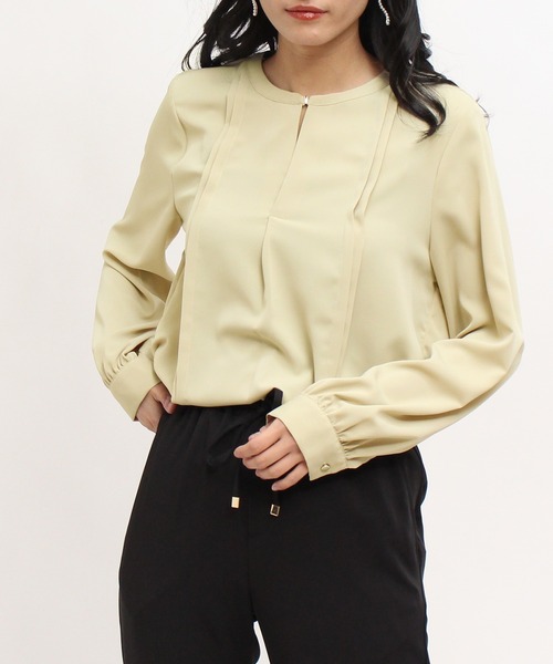 trudea ニット トップス イエロー trudea ニット トップス イエロー