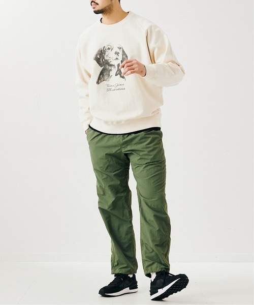 417 EDIFICE SELECT（フォーワンセブンエディフィスセレクト）の「【Teemu Jarvi / テームヤルヴィ】別注DOGスウェットA TREAT PLE（スウェット・メンズ・アイボリー・MEDIUM/LARGE）」の11枚目の写真