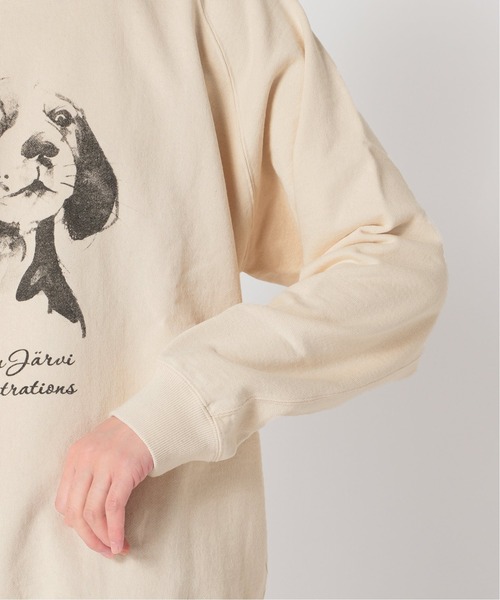 417 EDIFICE SELECT（フォーワンセブンエディフィスセレクト）の「【Teemu Jarvi / テームヤルヴィ】別注DOGスウェットA TREAT PLE（スウェット・メンズ・アイボリー・MEDIUM/LARGE）」の12枚目の写真